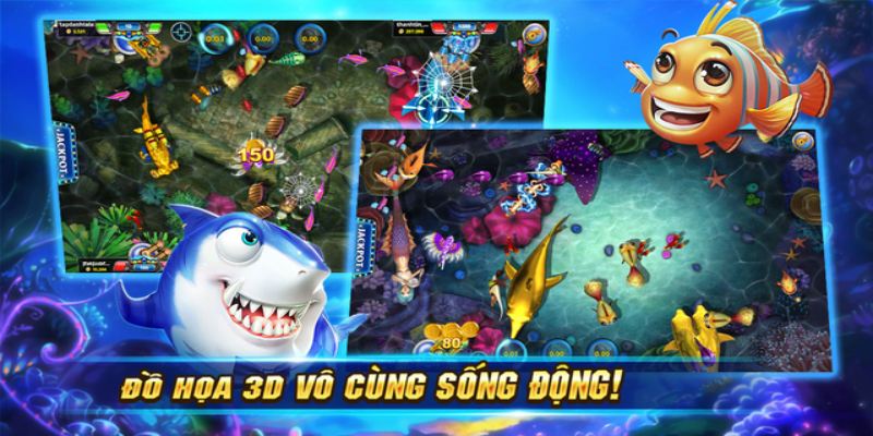 Game bắn cá đổi thưởng với gia diện cực đẹp