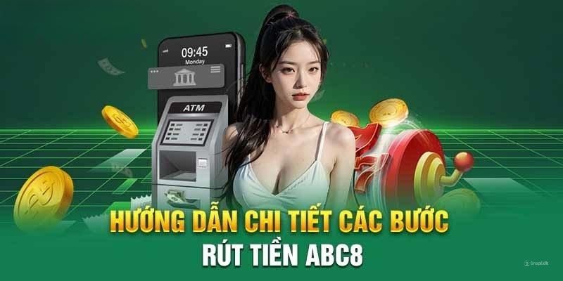 Rút tiền ABC8 gồm những bước cụ thể nào